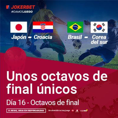 2 Partidos únicos En Octavos – Día 16