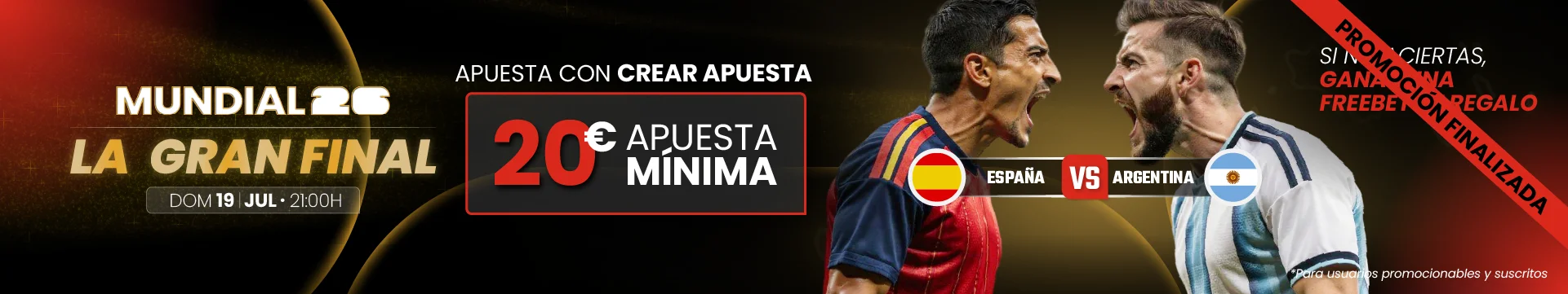 Promoción Freebets