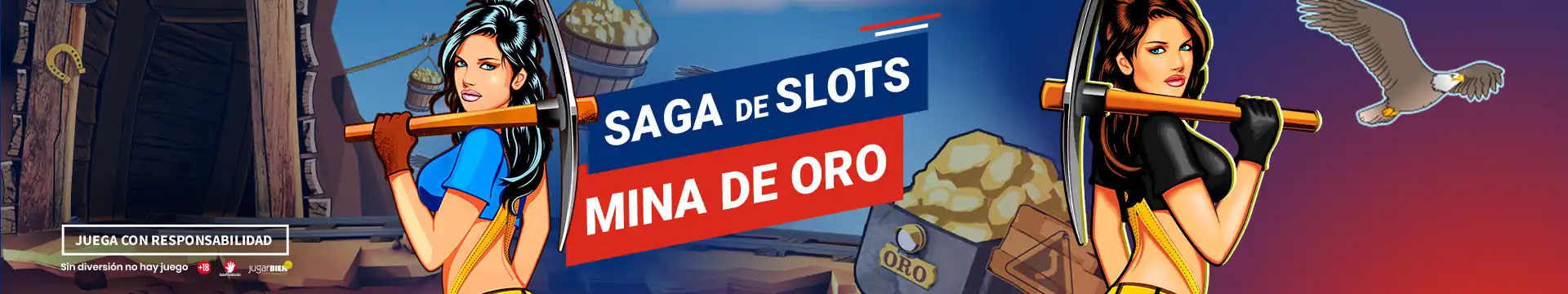 saga de slots Mina de oro