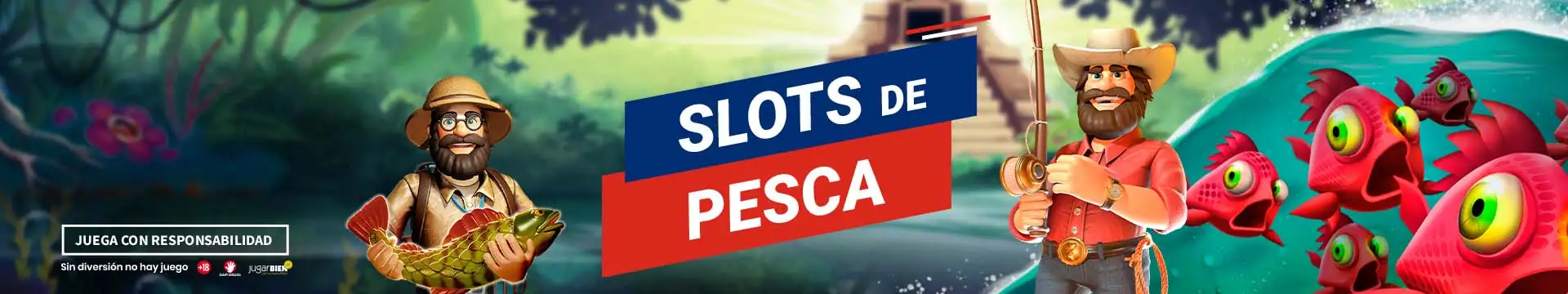 temática de slots pesca