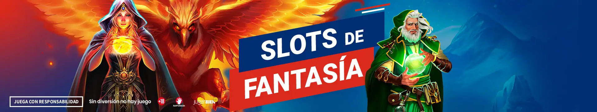 temática de slots fantasía