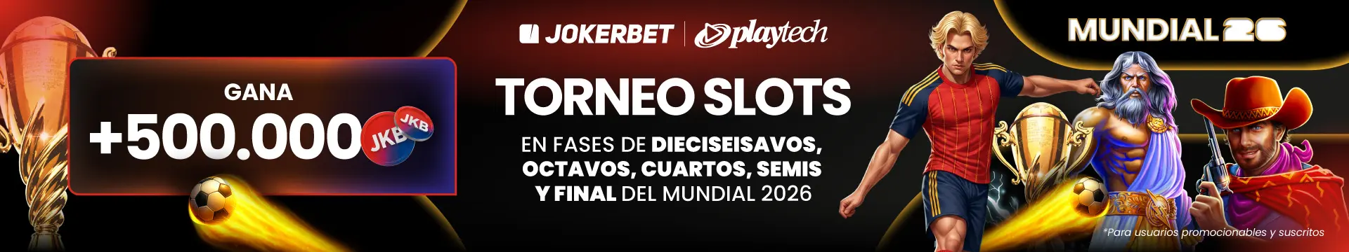 Torneo de slots online y tragamonedas online en JOKERBET