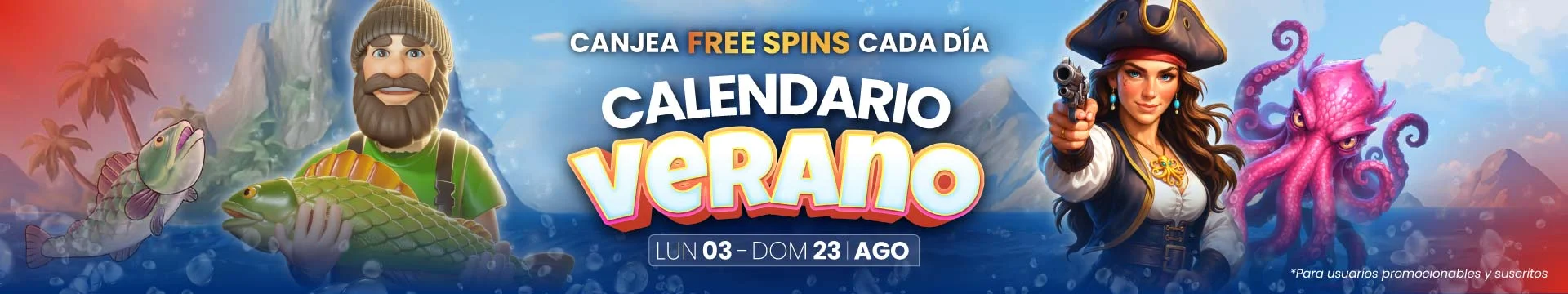 banner calendario de Verano