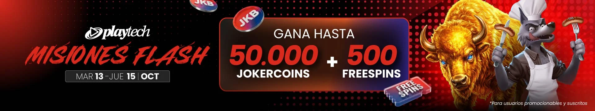 Torneo de slots online y tragamonedas online en JOKERBET