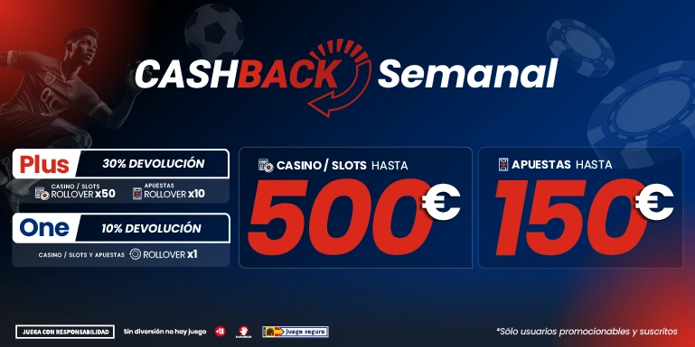 Promociones - Bono Cashback Semanal