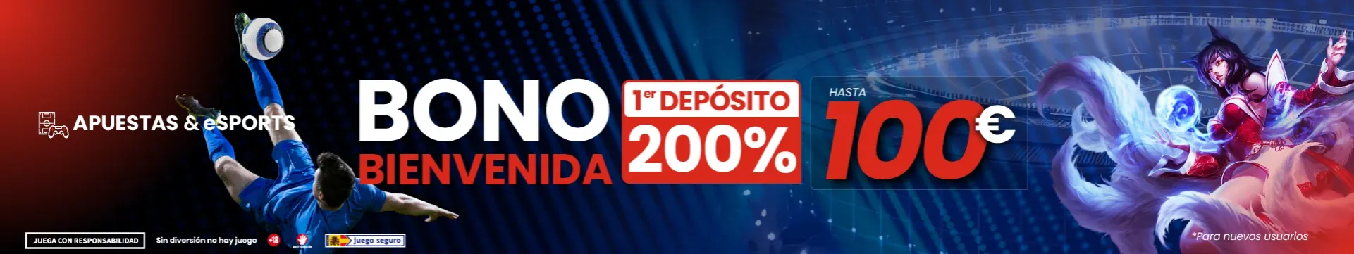 Banner bono primer depósito
