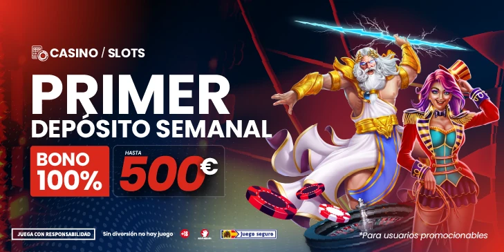 Promociones - Bono Semanal Casino / Slots