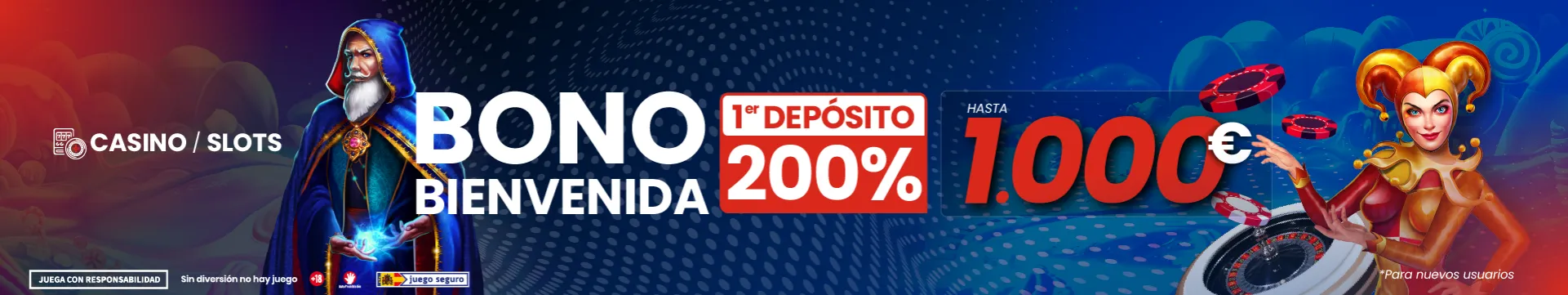 Banner bono primer depósito