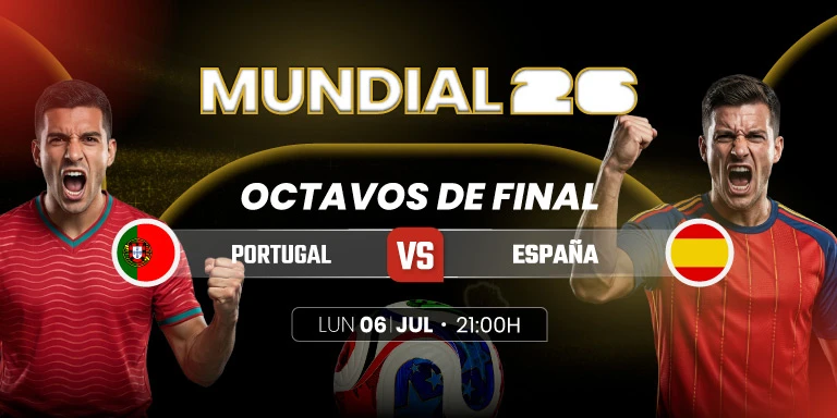 Cuotas y pronósticos del partido de fútbol Portugal vs España en Jokerbet.es