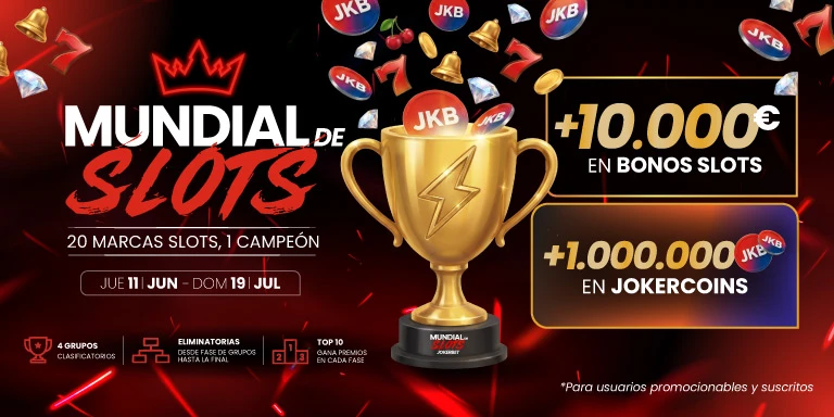 Promoción Mundial de Slots con 20 estudios y rankings por fases