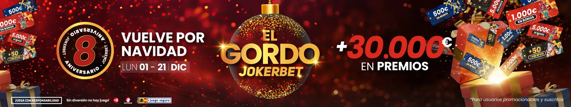 Banner de El Gordo de JOKERBET