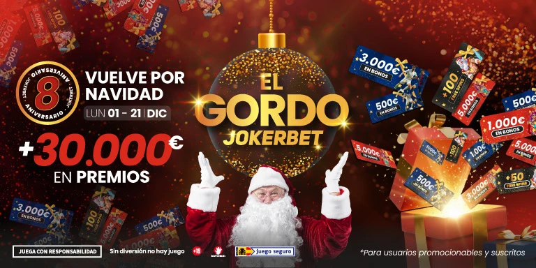 Promociones - El Gordo de JOKERBET