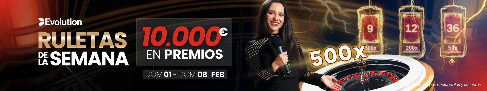 torneo de ruletas virtuales en el casino live de JOKERBET