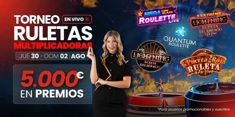 Promociones - Torneo ruletas online