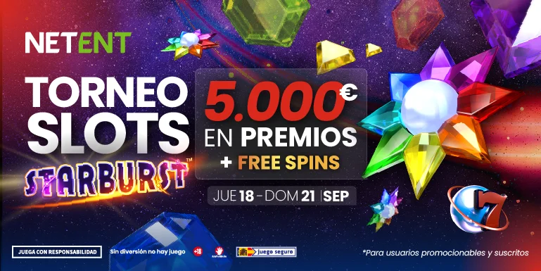 Promociones - Torneo slots Starburst