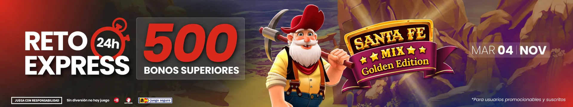 Reto express de 1.000€