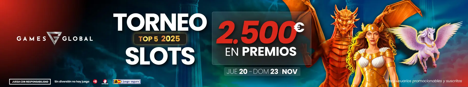 Torneo de slots online y tragamonedas online en JOKERBET