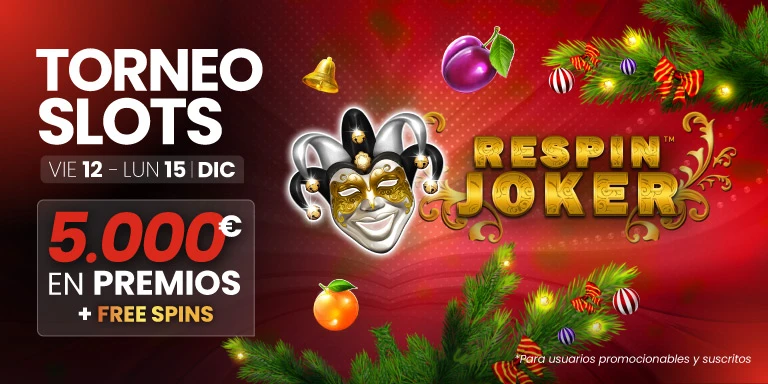 Promociones - Torneo slots