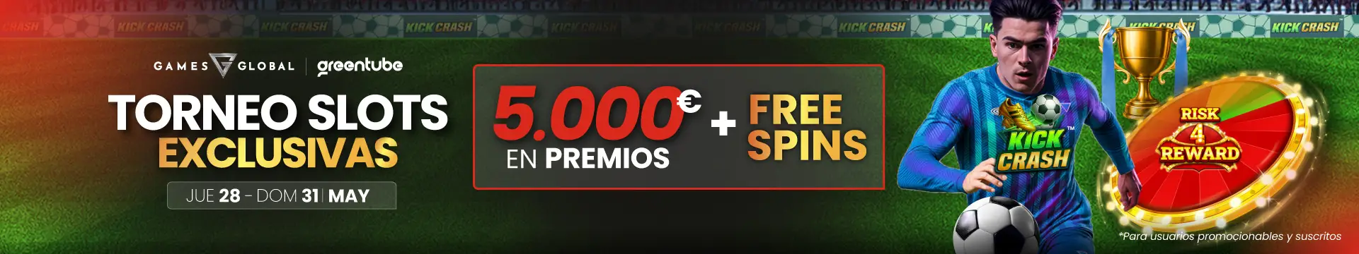 Torneo de slots online y tragamonedas online en JOKERBET