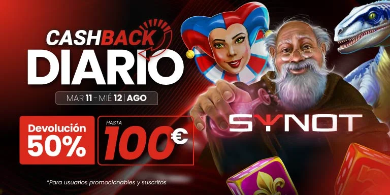 Promociones - Cashback diario JOKERBET en slots
