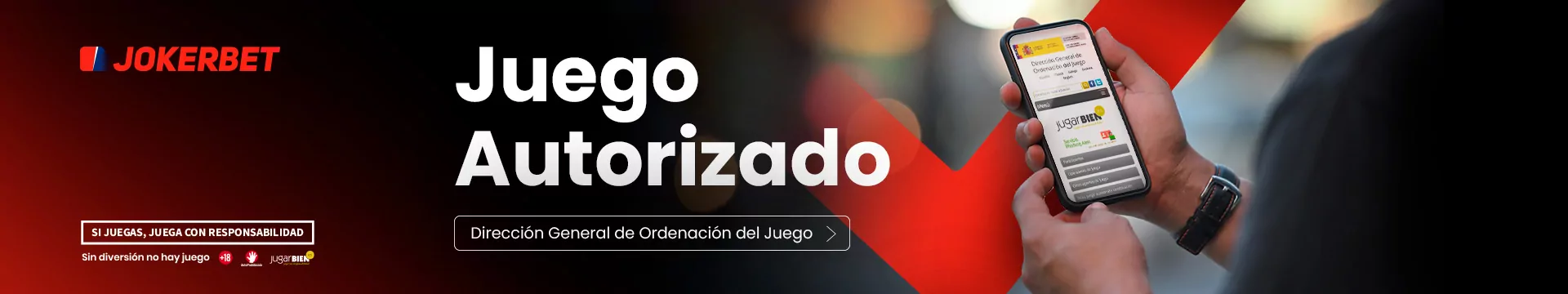 banner de juego autorizado
