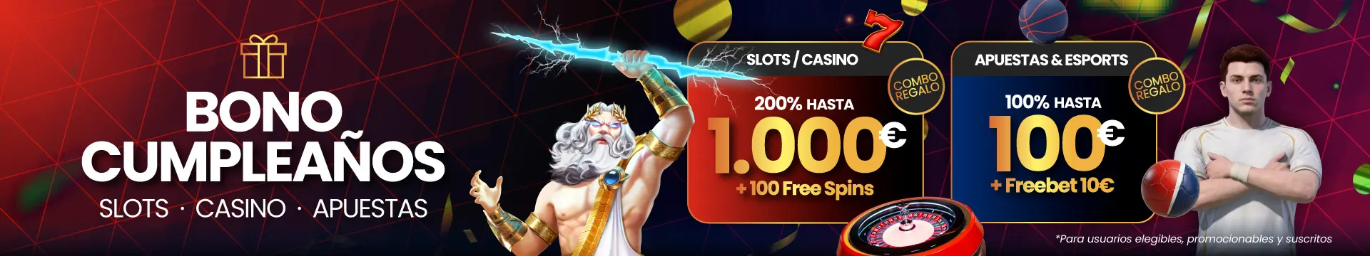Promoción de bono de cumpleaños casino, slots y apuestas en JOKERBET