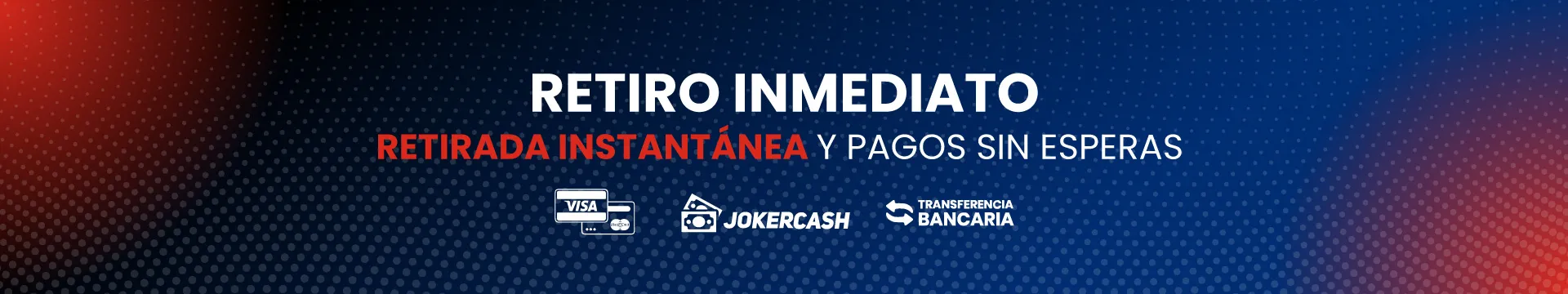 Métodos de pago con retiro inmediato en el casino online JOKERBET