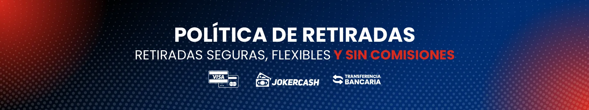 Política de retirada y pagos en JOKERBET.es