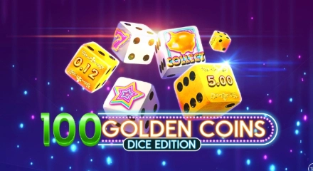 100 Golden Coins Dice Edition - Juego de tragaperras de EGT - Amusnet 