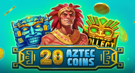 20 Aztec Coins - Juego de tragaperras de EGT - Amusnet 