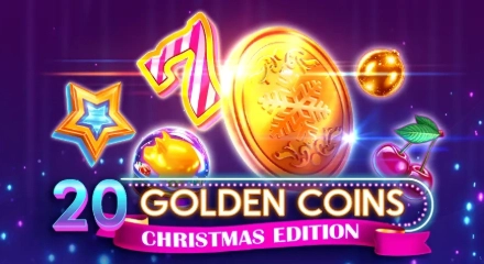 20 Golden Coins - Christmas Edition - Juego de tragaperras de EGT - Amusnet 
