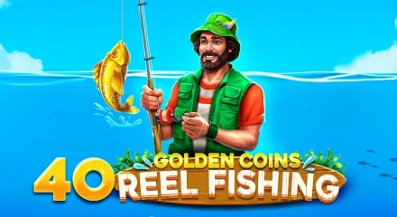 40 Golden Coins: Reel Fishing - Juego de tragaperras de EGT - Amusnet 