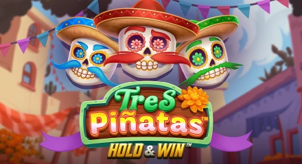 Tres Pinatas Hold & Win - Juego de tragaperras de Games Global 