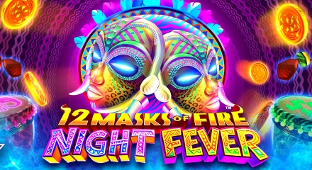 12 Masks of Fire: Night Fever - Juego de tragaperras de Games Global 