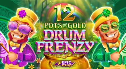 Tragaperras 12 Pots of Gold: Drum Frenzy de GAMES GLOBAL 