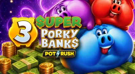 3 Super Porky Banks - Juego de tragaperras de Games Global 