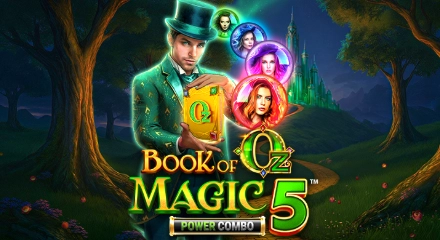 Book of Oz Magic 5 POWER COMBO - Juego de tragaperras de Games Global 