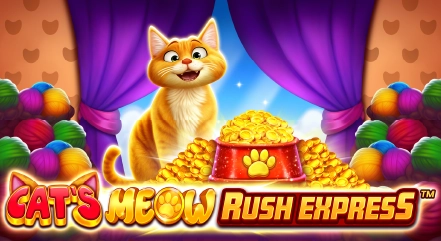 Tragaperras-slots - Cats Meow Rush Express