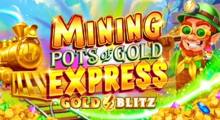 Mining Pots of Gold Express Gold Blitz - Juego de tragaperras de Games Global 