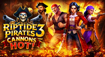 Riptide Pirates 3: Cannons Hot! - Juego de tragaperras de Games Global 