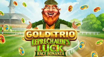 Gold Trio: Leprechaun Luck Race Bonanza - Juego de tragaperras de Playtech 