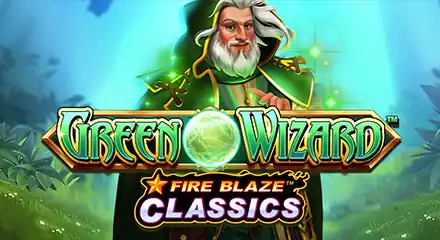 Tragaperras-slots - Fire Blaze: Green Wizard