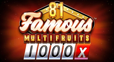81 Famous Multifruits 1000x - Juego de tragaperras de Synot 