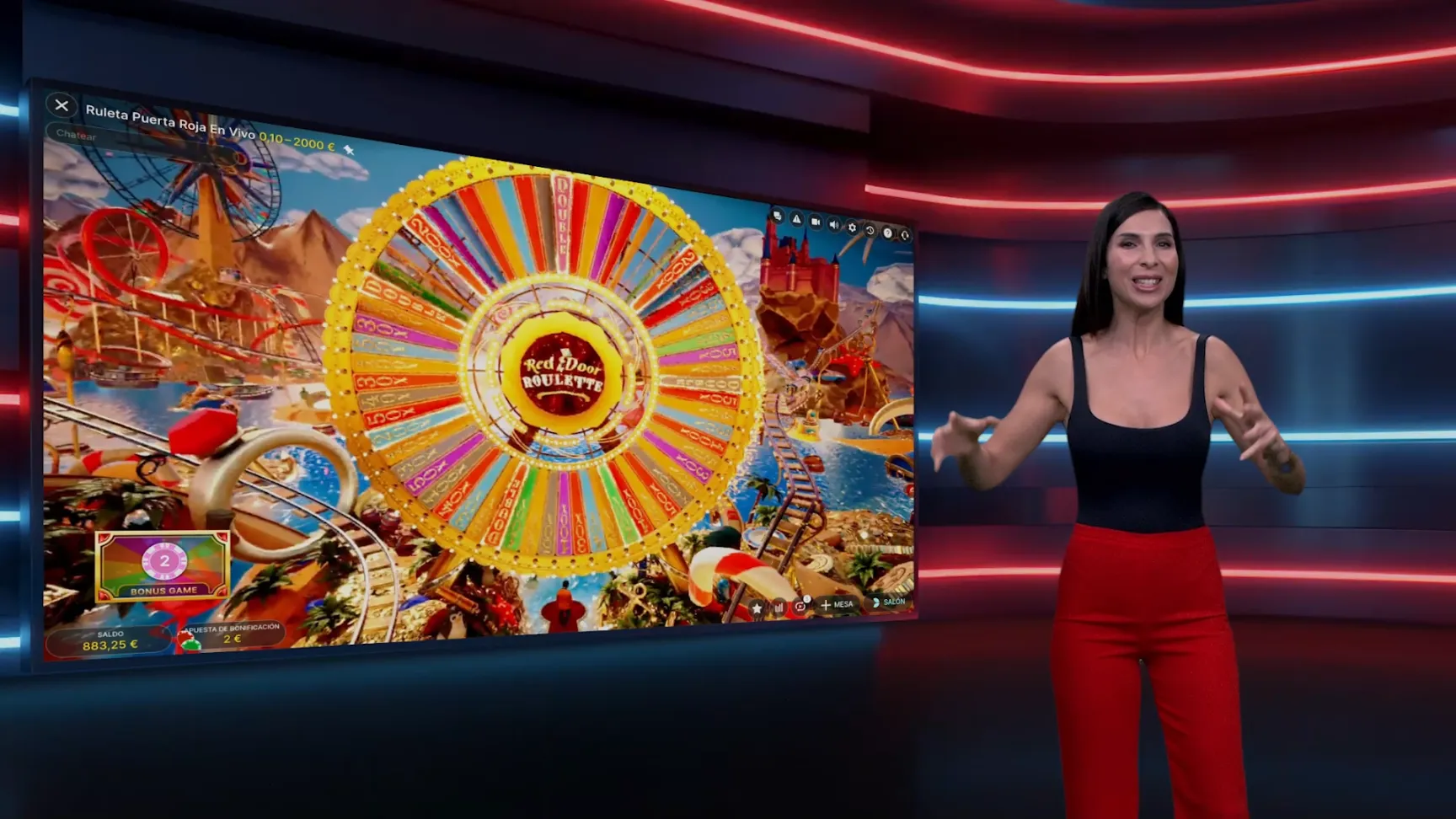 Mesa de ruleta o juego de casino en vivo en JOKERBET